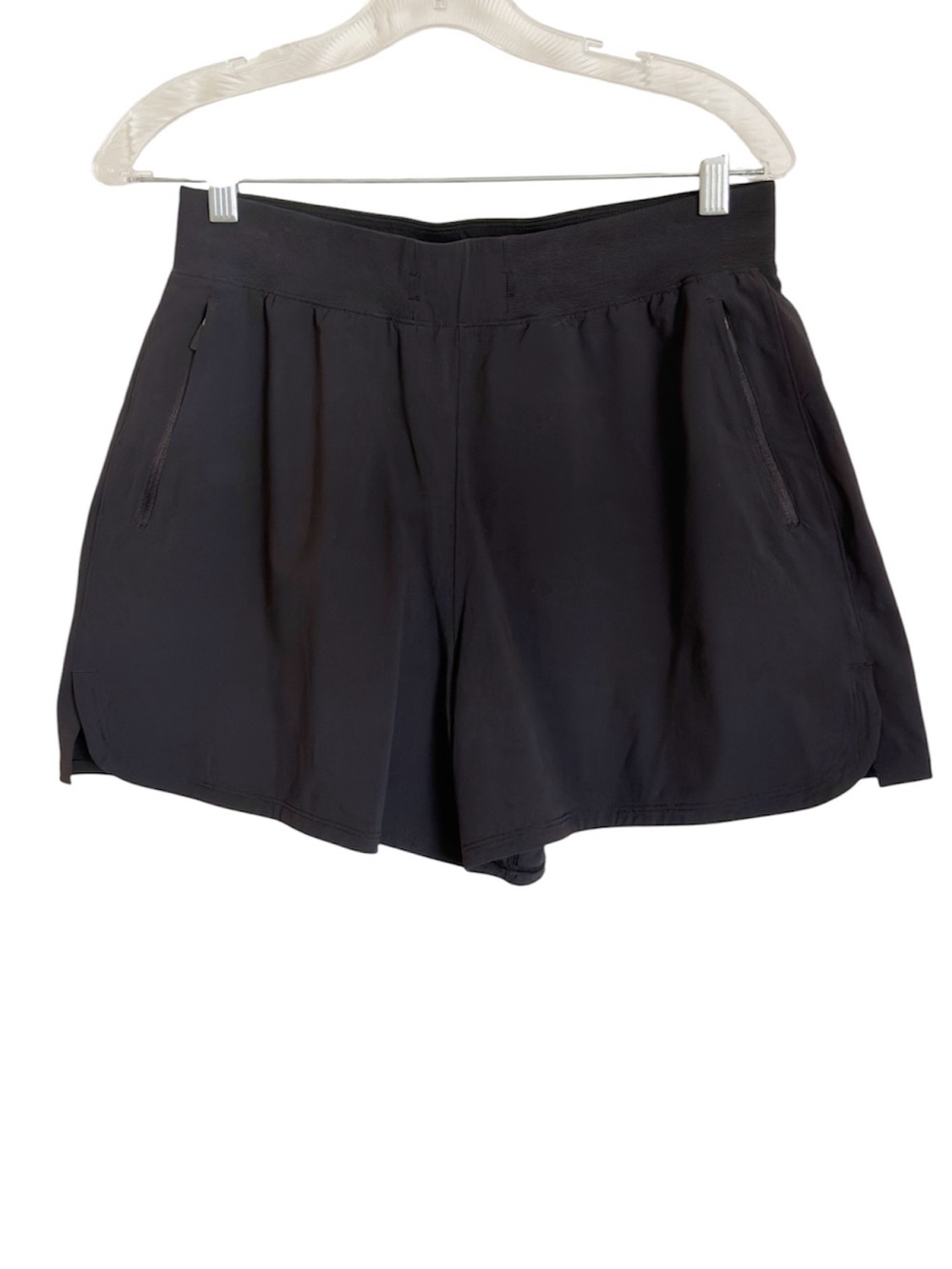 Lululemon Black Licence To Kill High Rise 4” Athletic Casual Shorts size 8